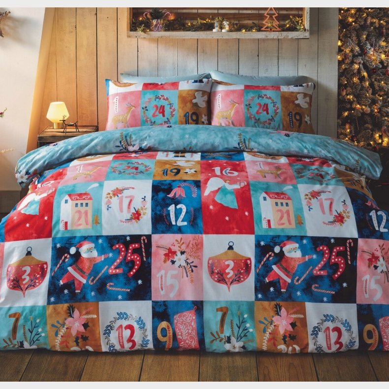 Julekalender Sengetj til dobbeltdyne 220x230cm