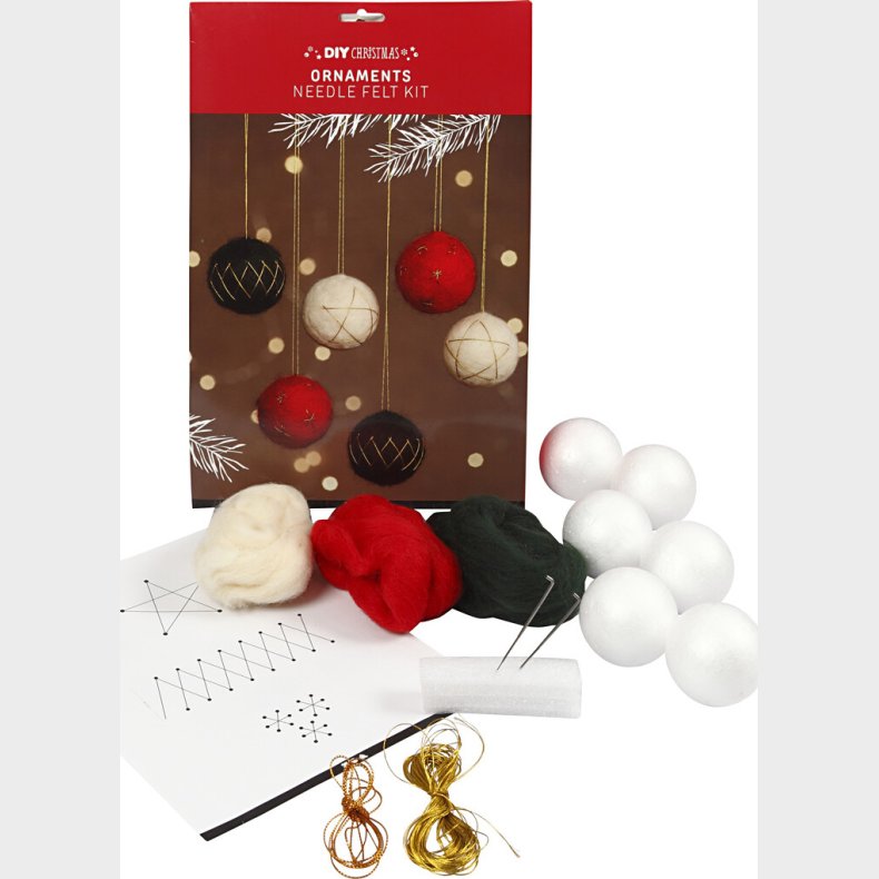 Julekugler -  6 Cm - 6 Stk.