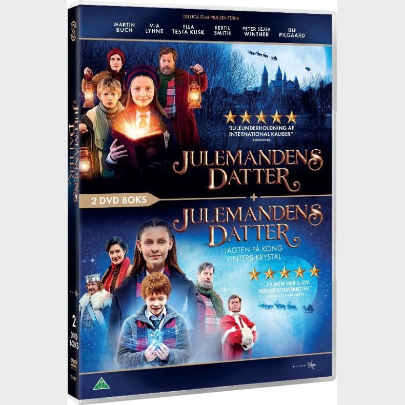 Julemandens Datter 1-2 - DVD - Film