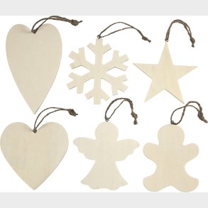 Juleophng - Str. 9-11 Cm - Tykkelse 4 Mm - 6 Stk.