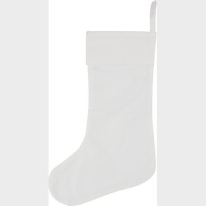 Julesok - H 40 Cm - B 26 Cm - 210 G - Hvid - 1 Stk.