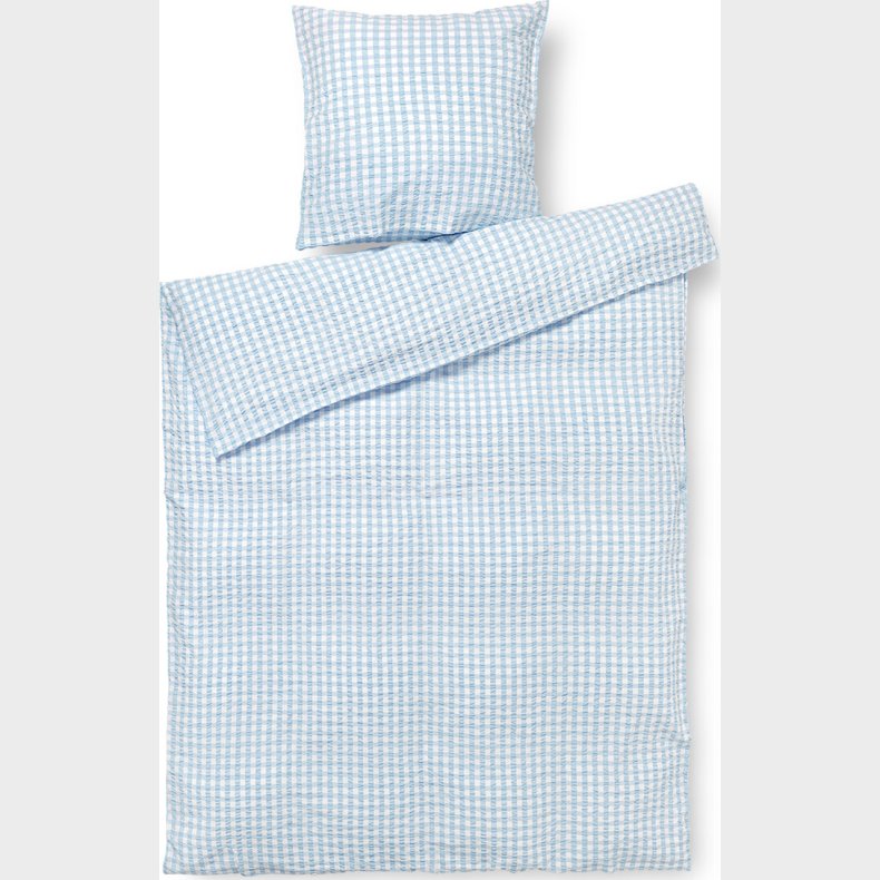 Juna - B�k&b�lge Senget�j 140x200 Cm - Bl� & Hvid