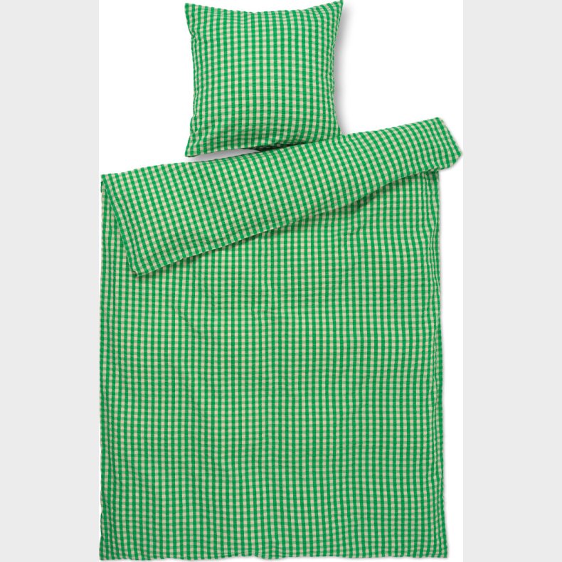 Juna - B�k&b�lge Senget�j 140x200 Cm - Gr�n & Sand