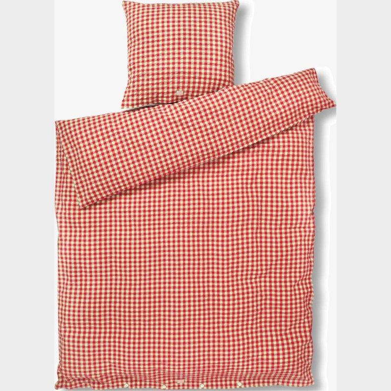 Juna - B�k&b�lge Senget�j 140x200 Cm - R�d & Gul