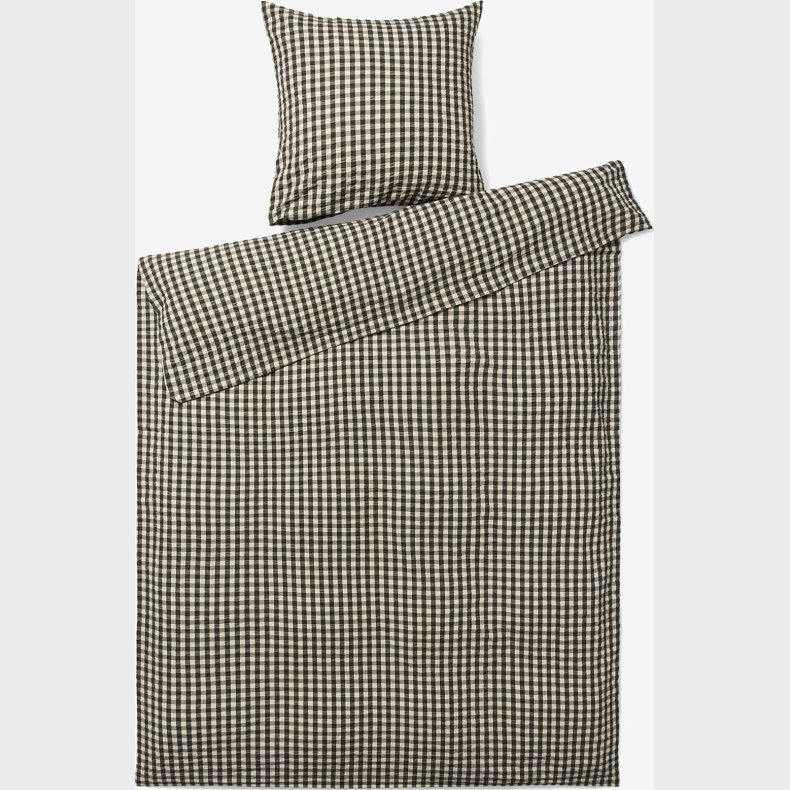 Juna - B�k&b�lge Senget�j 140x200 Cm - Sort & Sand