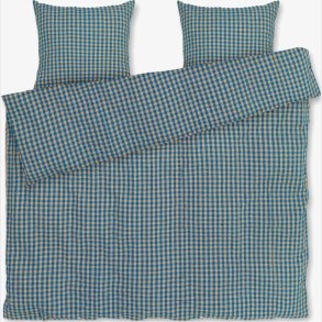 Juna - Bk&blge Sengetj 200x220 Cm - Bl & Okker