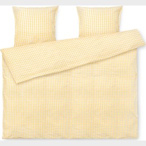 Juna - B�k&b�lge Senget�j 200x220 Cm - Gul & Hvid