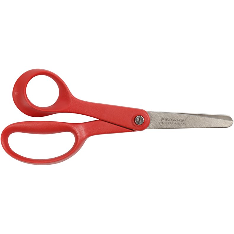 Fiskars | Juniorsaks m. rund spids - Venstre, L: 13 cm