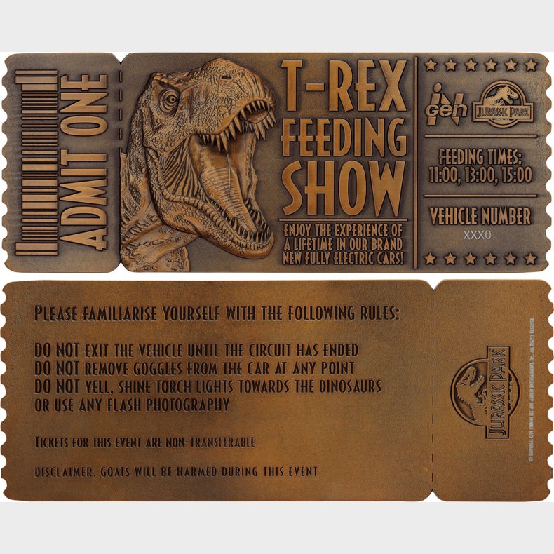 Jurassic Park Feeding Show Ticket