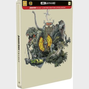 Jurassic Park Trilogy -  Steelbook - 4K Blu-Ray