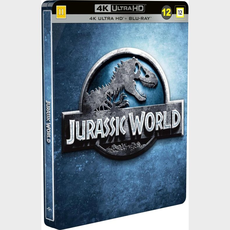 Jurassic World 1 - 2015 - Steelbook - 4K Blu-Ray