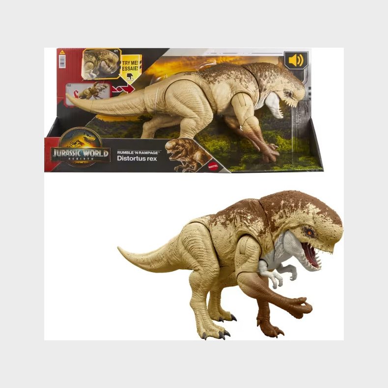 Jurassic World - Rebirth - Distortus Rex - Rumble N Rampage