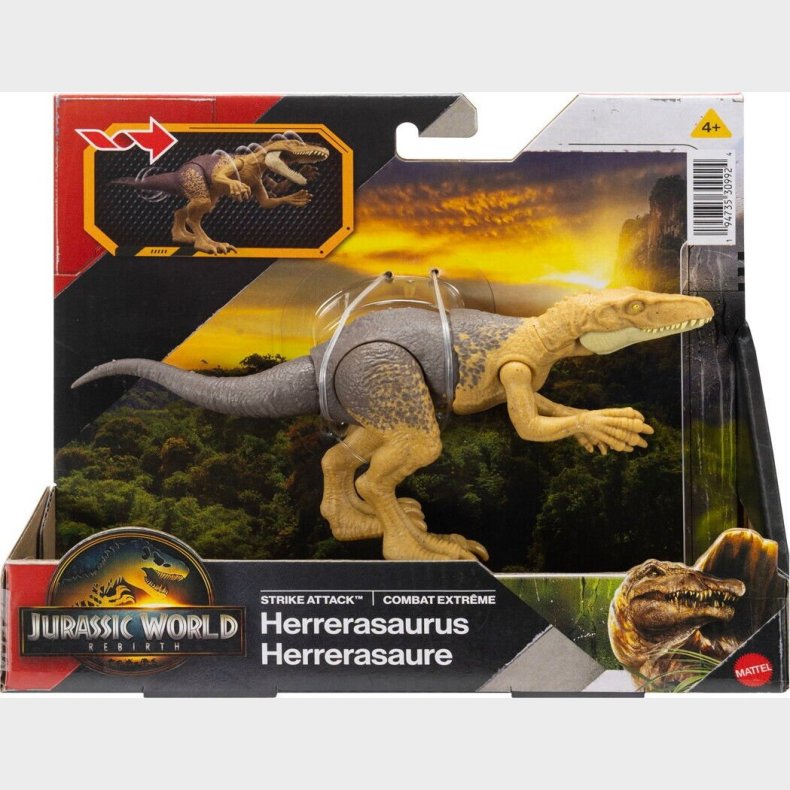 Jurassic World - Rebirth Strike Attack - Herrerasaurus Dinosaur