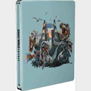Jurassic World Trilogy -  Steelbook - 4K Blu-Ray