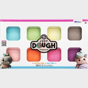 Just Dough - Modellervoks, 8 Stk, Pastelfarver