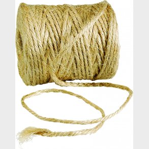 Jutegarn Natur - 4 Ruller � 100 Meter