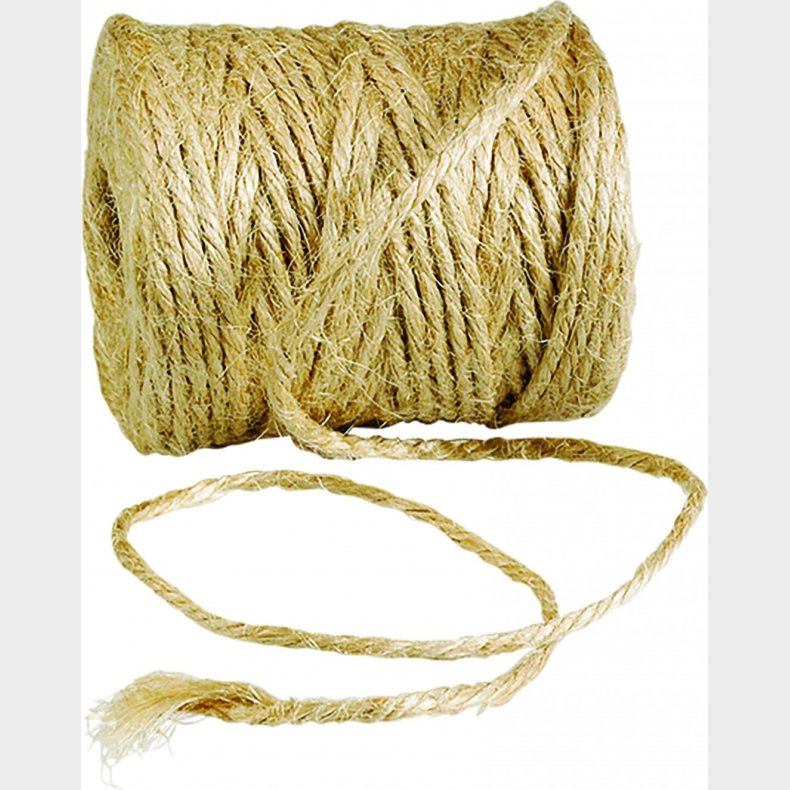 Jutegarn Natur - 4 Ruller � 100 Meter