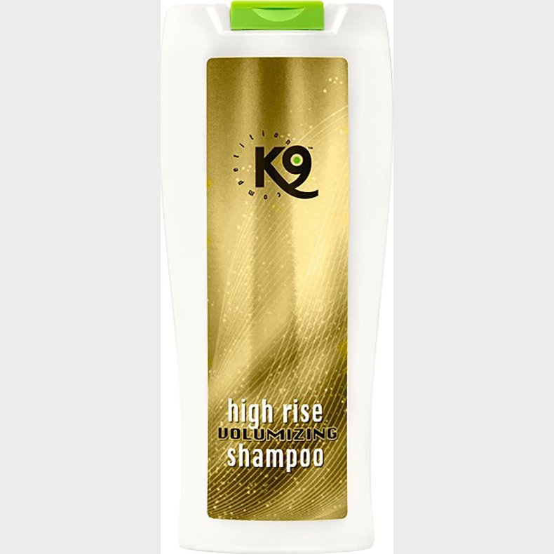 K9 - Hundeshampoo 300ml - High Rise Er En Mild Shampoo, Der Tilfjer Ekstra Volumen Til Pelsen