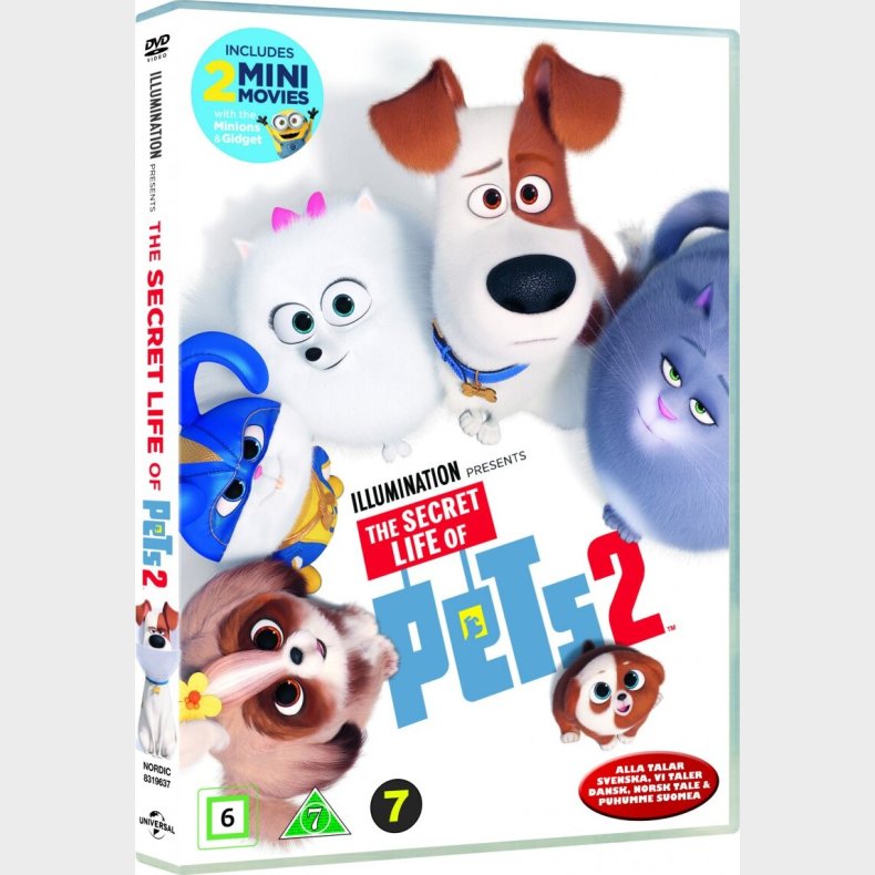 Kledyrenes Hemmelige Liv 2 / The Secret Life Of Pets 2 - DVD - Film