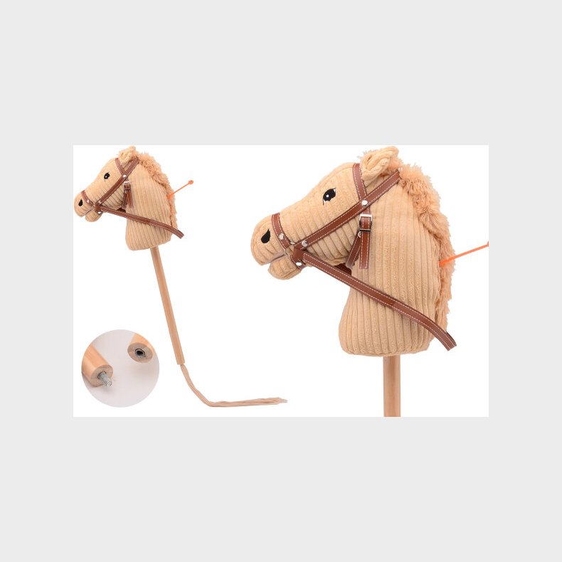 Kphest Med Lyd Og Kort Stang - Lys Brun