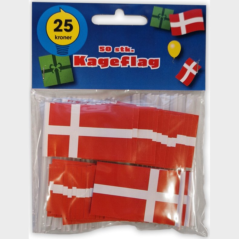 Kageflag - Pose Med 50 Stk