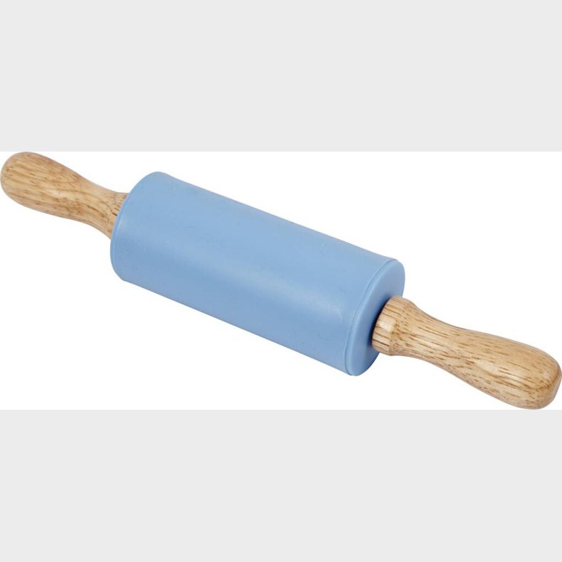 Kagerulle - L 23 Cm - � 4.5 Cm - Lysebl� - 1 Stk.