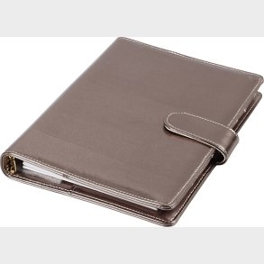 Kalender - Str. 19x23,5x4 Cm - Ringordner - Mrk Gr Metallic - 1 Stk.