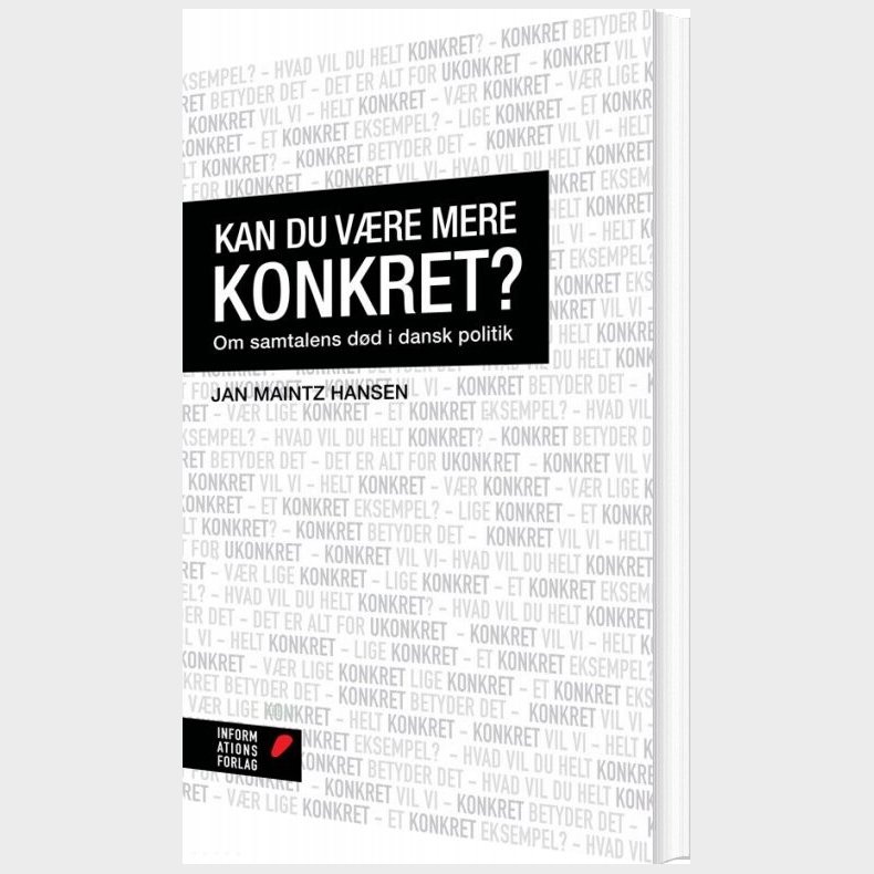 Kan Du V�re Mere Konkret? - Jan Maintz Hansen - Bog