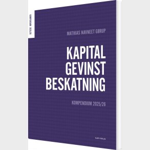 Kapitalgevinstbeskatning - Mathias Navneet G�rup - Bog