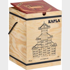 Kapla Klodser - 280 Stk - Med R�d Bog