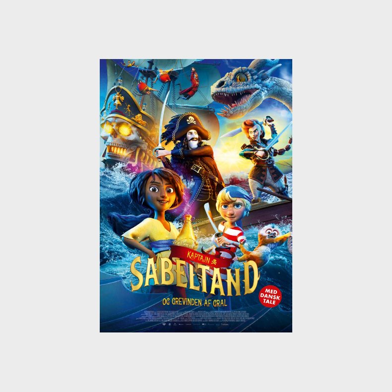 Kaptajn Sabeltand Og Grevinden Af Gral - DVD - Film