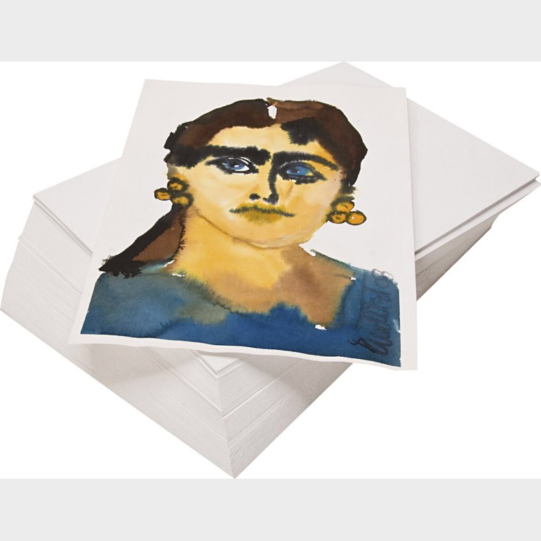 Karduspapir - Genbrug - A4 - 180 G - Hvid - 100 Ark