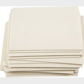 Karklud - Str. 17x19,5 Cm - Rhvid - 20 Stk.