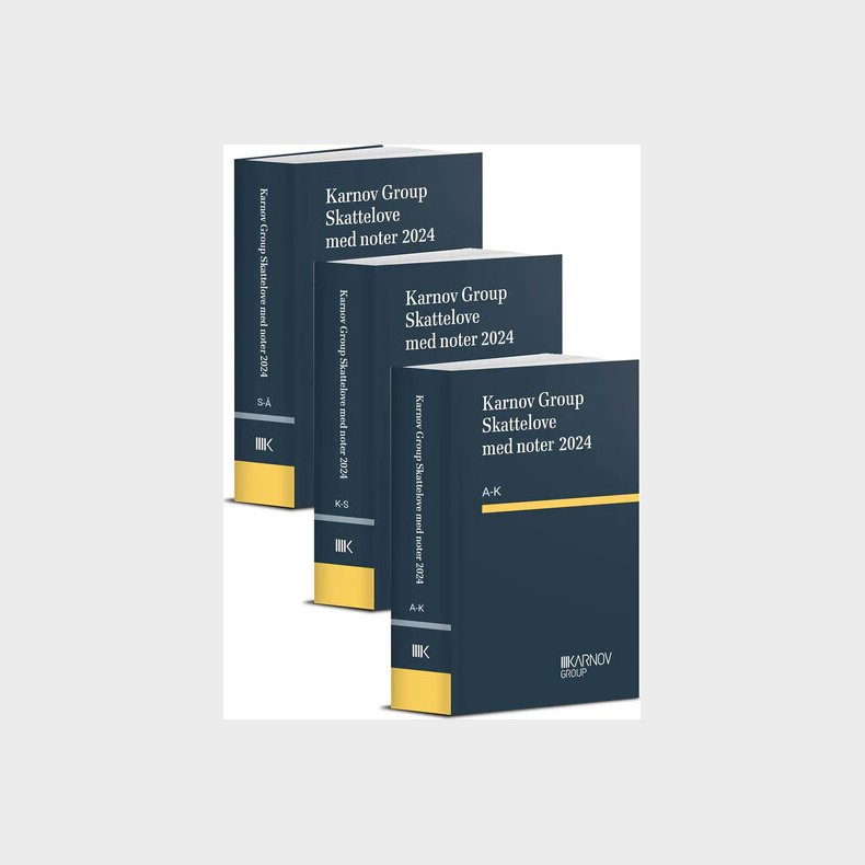 Karnov Group Skattelove Med Noter 2024 - Bog