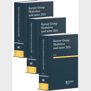 Karnov Group Skattelove Med Noter 2025 - Bog