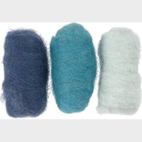 Kartet Uld - Bl Harmoni - 3x10 G