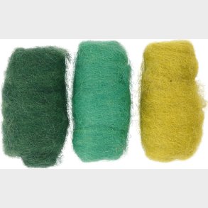 Kartet Uld - Grn Turkis Harmoni - 3x10 G