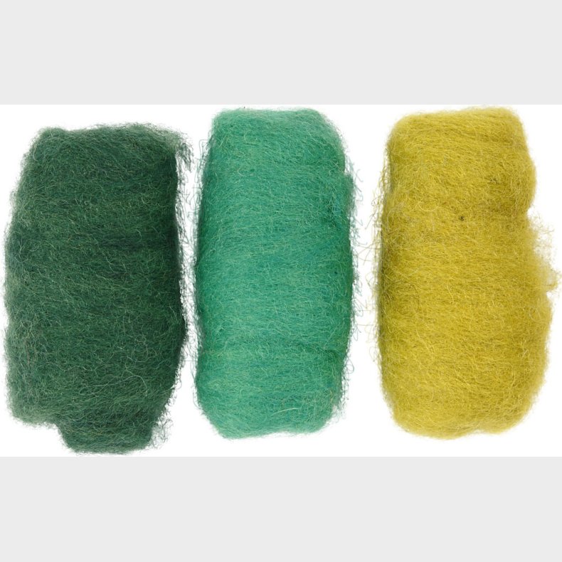 Kartet Uld - Grn Turkis Harmoni - 3x10 G