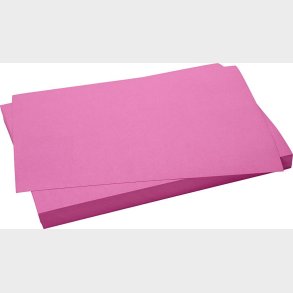 Karton - 50x70 Cm - 270 G - Pink - 10 Ark