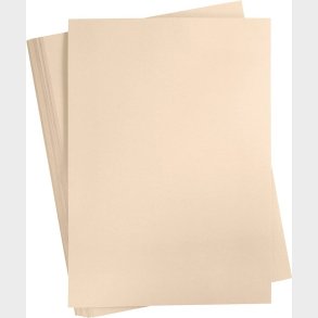 Karton - A2 - 180 G - Lys Pudder - 100 Ark