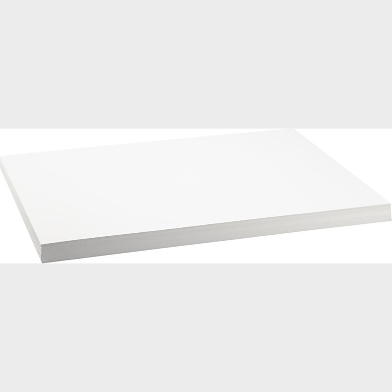 Karton - A2 - 250 G - Hvid - 100 Ark