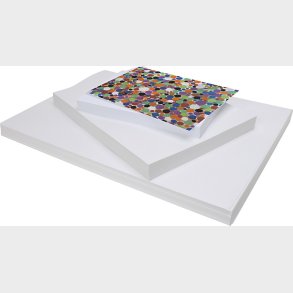 Karton - A2 A3 A4 - 180 G - Hvid - 3x100 Ark