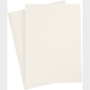 Karton - A4 - 210x297 Mm - 220 G - R�hvid - 10 Stk.
