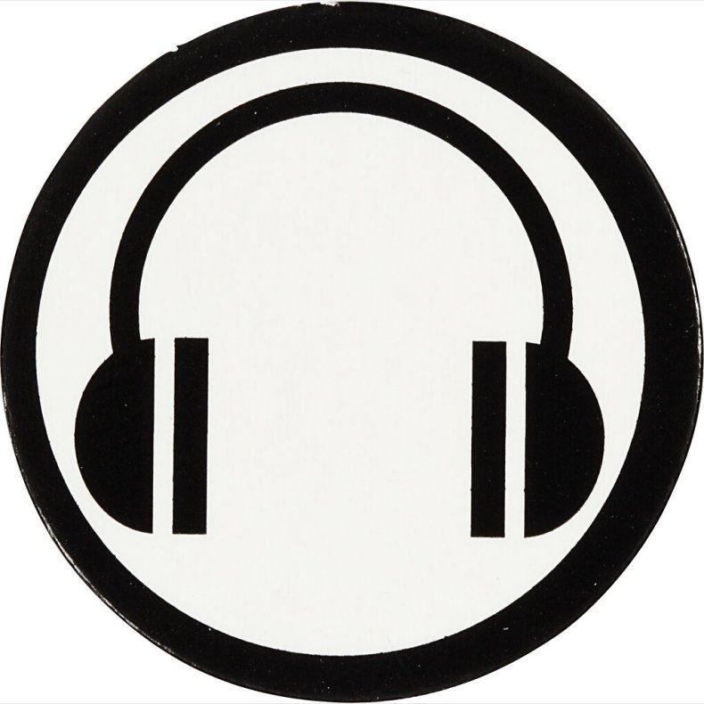 Kartonmrkat -  25 Mm - Hvid/sort - 20 Stk.