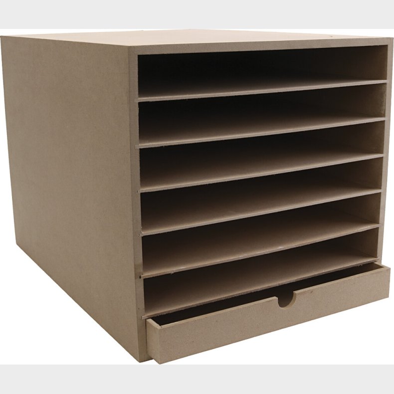Kartonreol - H 32 Cm - D 45 Cm - A3 - 1 Stk.