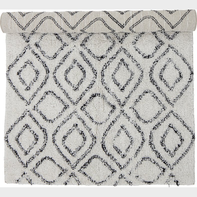 Bloomingville - Katie Tppe - Hvid - Bomuld - 90x150 Cm