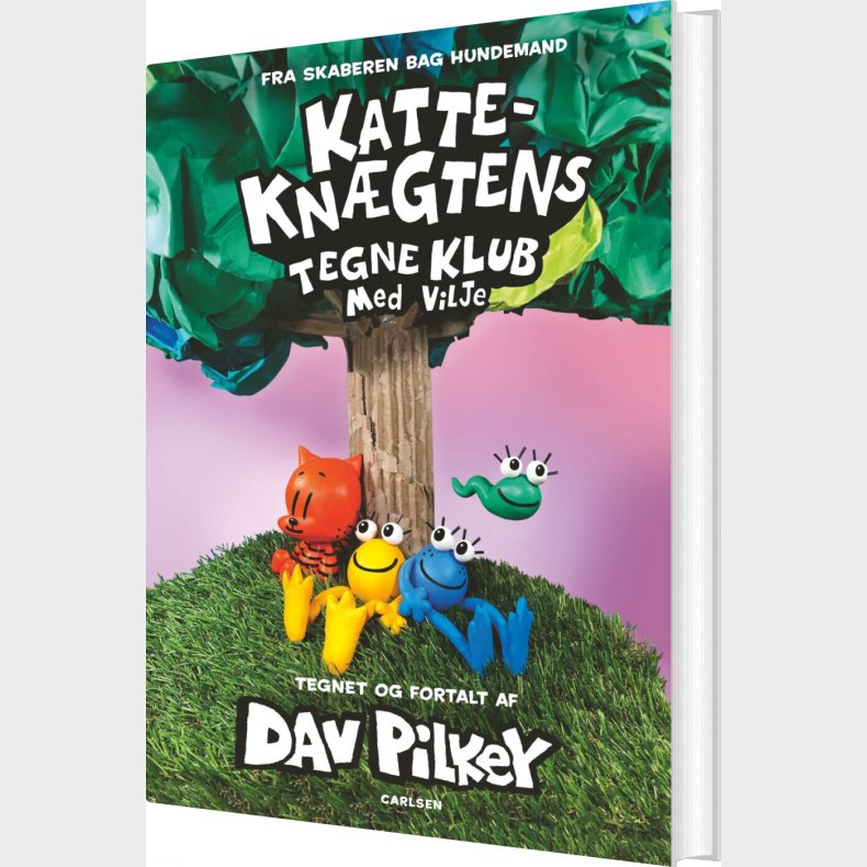 Katte-kn�gtens Tegneklub 3 - Med Vilje - Dav Pilkey - Bog