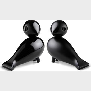 Kay Bojesen - Turtelduer - Sort - 9 Cm