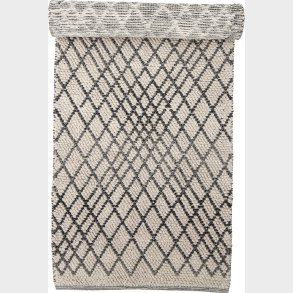 Bloomingville - Kaya T�ppe - Gr� - Uld - 80x250 Cm