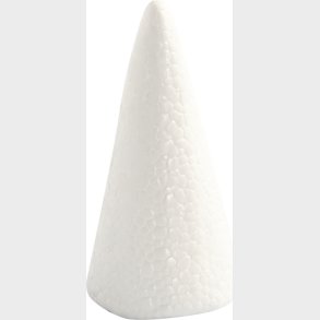 Kegle - H 11 Cm -  5,5 Cm - Hvid - 5 Stk.